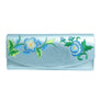 Evening Clutch Aqua Floral Long Envelope Bag Women