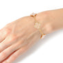 Chain Bracelet Cream Pearl Quatrefoil Clovers