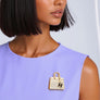 Brooch Gold Mini Iconic Handbag Parisian Pin