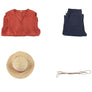 Men's Anime Costumes Halloween Luffy Cosplay Costume Monkey D Luffy Classic Costume with Straw Hat - DJ Comics