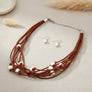 Cord Layered Necklace Set