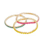 Bracelets Multicolor 5mm Rhinestone 3 Strand Women