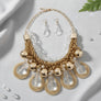 Dazzling Gold Teardrop Cascade Ensemble