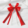 DST Boots on the Ground Red Black Boot Bow