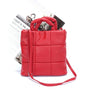 Quilted Soft Puffer Handbag with Top Handle, Lightweight Swing Shoulder Bag, Trendy Casual Purse for Daily Use and Travel
