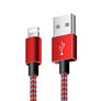 USB Fast Charger Cable for iPhone Nylon Braid 3m 10ft Mobile Phone Lightning Cab
