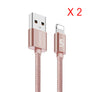 USB Fast Charger Cable for iPhone Nylon Braid 3m 10ft Mobile Phone Lightning Cab