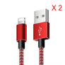 USB Fast Charger Cable for iPhone Nylon Braid 3m 10ft Mobile Phone Lightning Cab