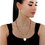 4 Strand Chain and Bead Necklace