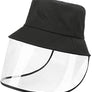 Femme Homme Protection Anti Poussière, Cracher & Salive, Seau UV Soleil Chapeau