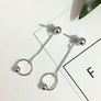 1Pcs KPOP BTS Bangtan Boys Album Chain Drop Ball Chain Stud Man Women Earring