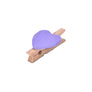 7 Tone 20Pcs Mini Love Heart Wooden Clothes Pin Birthday Wedding Photo Clips Peg