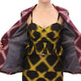 Purple checkered blazer jacket