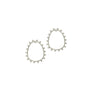 ORGANIC SHAPED METAL POST EARRING