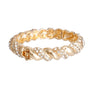 Gold Swivel Hinge Bangle Cuff