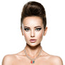 Designer Heart Toggle Necklace