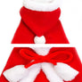 Santa Cloak Pet Elk Cape Cotton Print Clothes Thick Style Pull Dog Cat Christmas