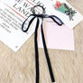 Women Velvet Scrunchy Bow Girl Hair Band Ponytail Holder Tie Elastic Accessory