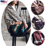 Multi Tone Plaid Oversized Checker Cashmere Blanket Tassel Long Scarf Shawl Wrap