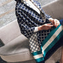 Multi Tone Plaid Oversized Checker Cashmere Blanket Tassel Long Scarf Shawl Wrap