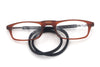 Man Women Presbyopia Magnifying Reading Eye Glasses Neck Hangs Flexible Necklace