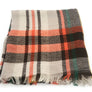 Multi Color Plaid Oversized Checker Blanket Tassel Long Scarf Shawl Wrap Fringe