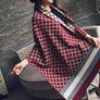 Multi Tone Plaid Oversized Checker Cashmere Blanket Tassel Long Scarf Shawl Wrap