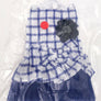 Bow knot Checker Plaid Ruffle Tutu Skirt Princess Dog Cat Dress Pet Clothes 3col
