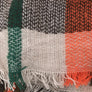 Multi Color Plaid Oversized Checker Blanket Tassel Long Scarf Shawl Wrap Fringe