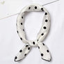 Satin Neck Scarf Dots Floral Striped Small Square Neckerchief Head bands Warp US
