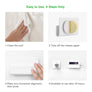 Wall Mount Smart Phone Tablet Holder Adhesive Stand Charging for Samsung iPhone