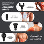 6 Gears Muscle Deep Tissue Massager Wireless Fascia Gun Gym Recharge 4000r/min