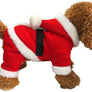 Christmas Santa Claus Pet Coat Dog Cat Suit Dress Up Xmas Skirts Costume Cosplay