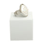 Silver White Pearl Square Ring