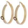 Designer Accent Aurora Borealis Hoops