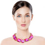 Purple Various Crystal Collar Set
