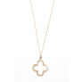 METAL PENDANT LONG NECKLACE