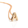 Women Gold DIY Capital Letter Name Alphabet Initial Link Chain Pendant Necklace