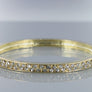 Simple Metal Stone Bracelet