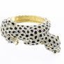 Rhinestone Cheetah Bangle