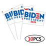 Joe Biden President for 2020 Hand Flag 8" X 5" Democratic Election Campaign Logo