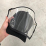Detachable Protective Cap Shield Anti Spitting Saliva Cover Face Baseball Hat US