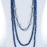 Crystal Beads Layered Necklace Earring and Bracelet Set