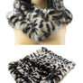 Soft Fur Leopard Wrap Scarf