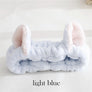 Premium Elastic Cat Ears Thick (2.5 Wide) Makeup Face Wash Shower Hair Headband