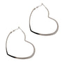 HEART HOOP FASHION EARRING