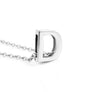 Girl Silver DIY Capital Letter Name Alphabet Initial Link Chain Pendant Necklace