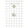 RHINESTONE & PEARL LONG EARRING