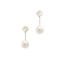 RHINESTONE & PEARL LONG EARRING
