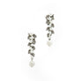 PEARL RHINESTONE DROP EARRING